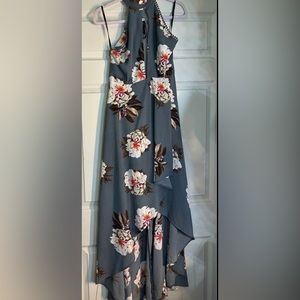 Long flowing floral dress